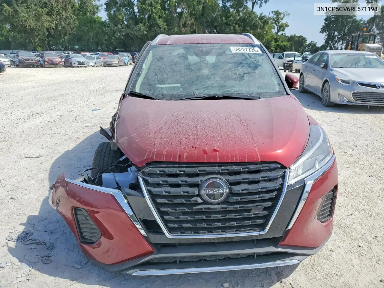 2024 Nissan Kicks Sv VIN: 3N1CP5CV6RL571198 Lot: 59232226