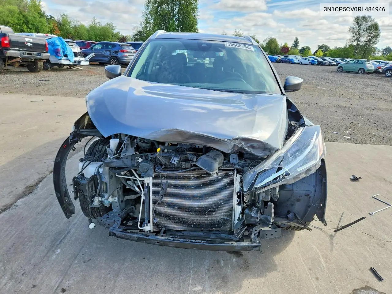 2024 Nissan Kicks Sv VIN: 3N1CP5CV0RL484946 Lot: 59660756