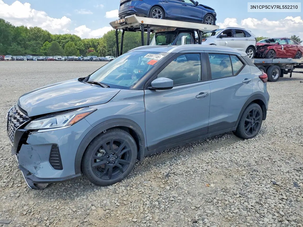 2024 Nissan Kicks Sv VIN: 3N1CP5CV7RL552210 Lot: 60667746