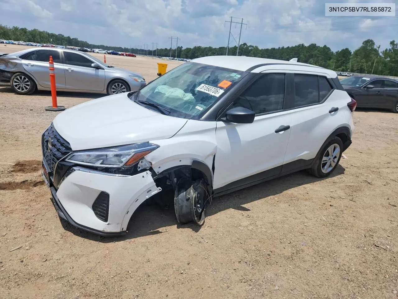 2024 Nissan Kicks S VIN: 3N1CP5BV7RL585872 Lot: 61593706