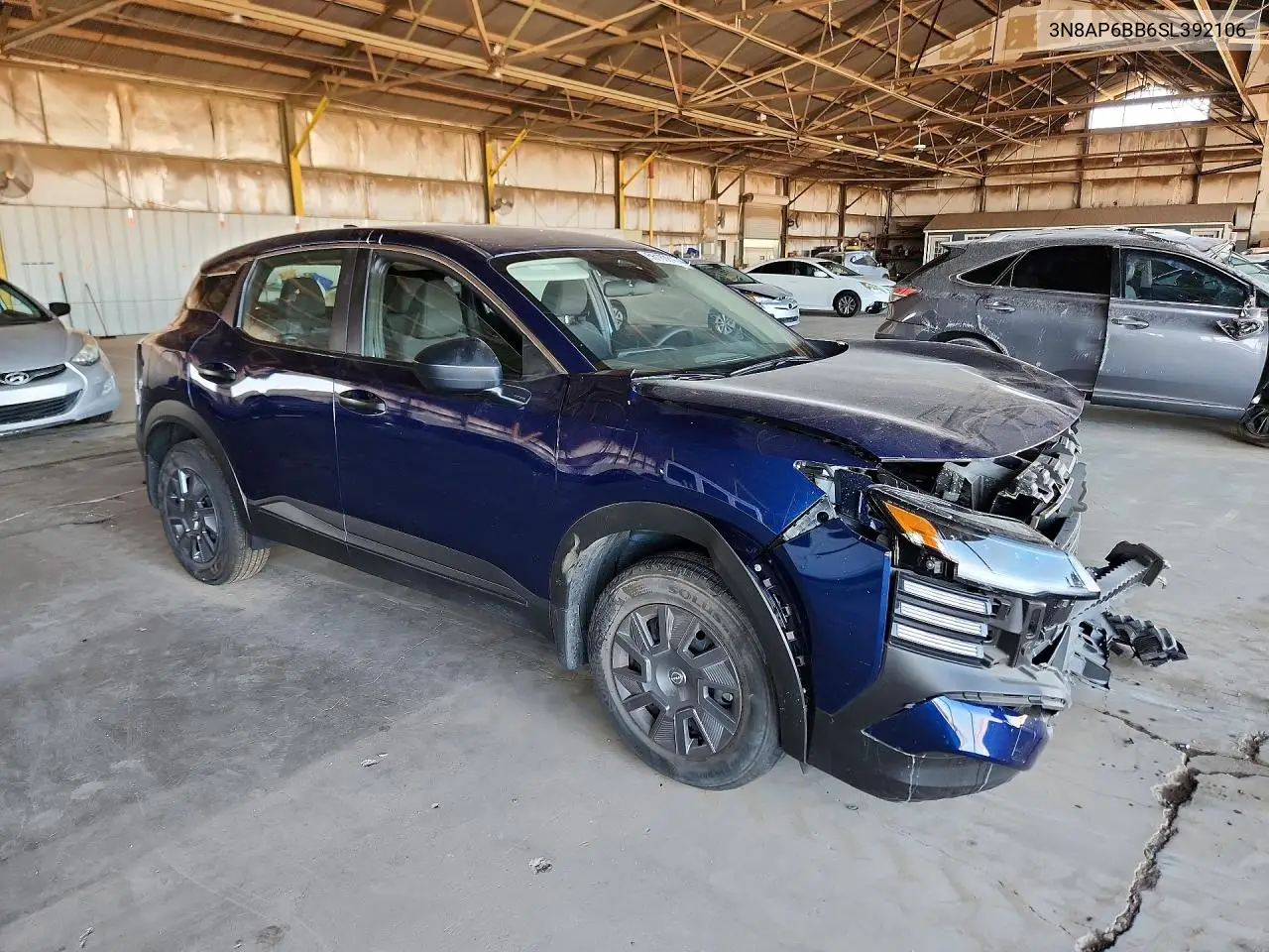 2025 Nissan Kicks S VIN: 3N8AP6BB6SL392106 Lot: 56169816