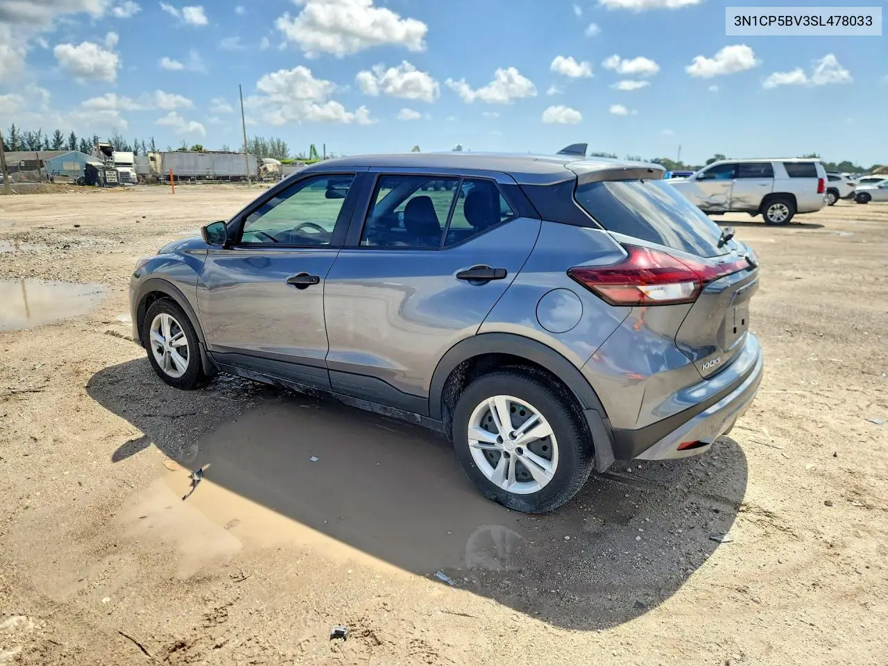 2025 Nissan Kicks Play S VIN: 3N1CP5BV3SL478033 Lot: 57027136