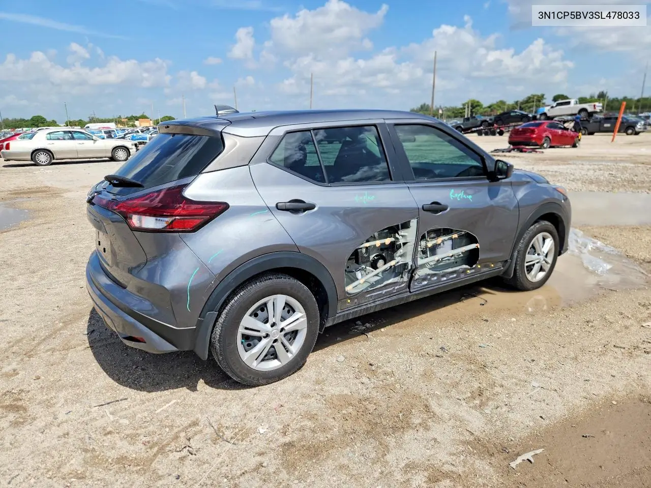 2025 Nissan Kicks Play S VIN: 3N1CP5BV3SL478033 Lot: 57027136