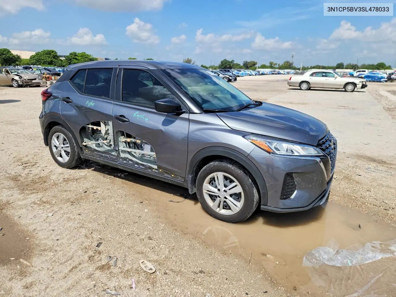 2025 Nissan Kicks Play S VIN: 3N1CP5BV3SL478033 Lot: 57027136