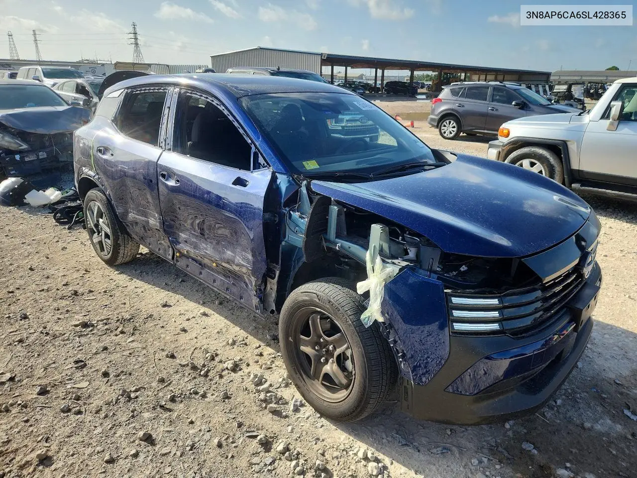 2025 Nissan Kicks Sv VIN: 3N8AP6CA6SL428365 Lot: 57499456