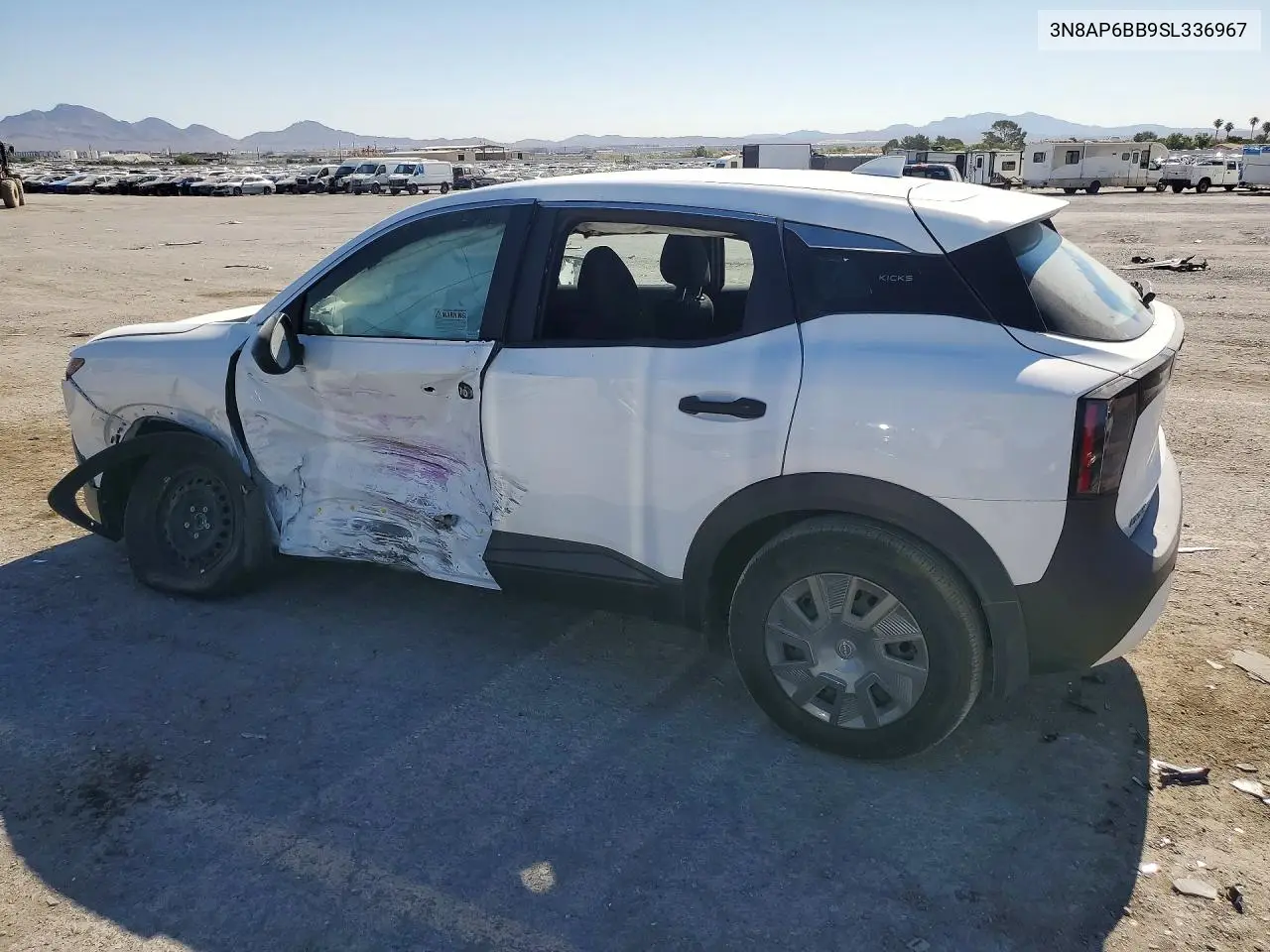 2025 Nissan Kicks S VIN: 3N8AP6BB9SL336967 Lot: 57554716