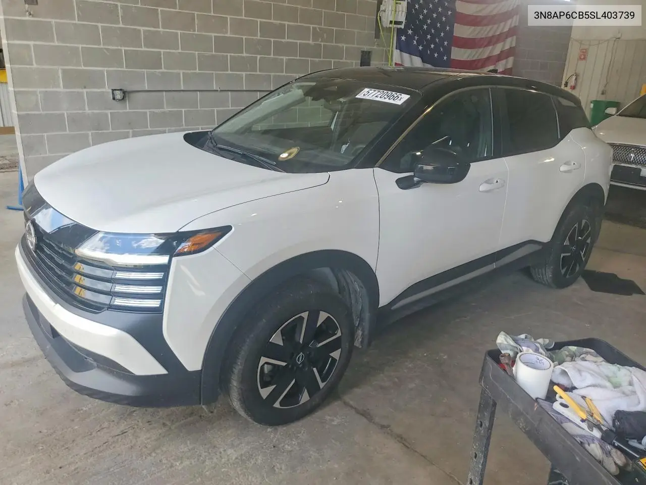 2025 Nissan Kicks Sv VIN: 3N8AP6CB5SL403739 Lot: 57720966