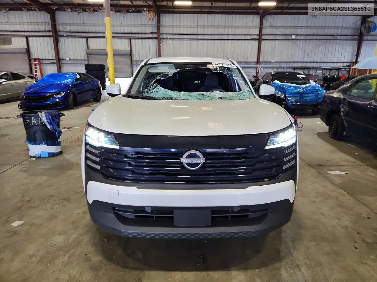 2025 Nissan Kicks Sv VIN: 3N8AP6CA2SL365510 Lot: 58877966