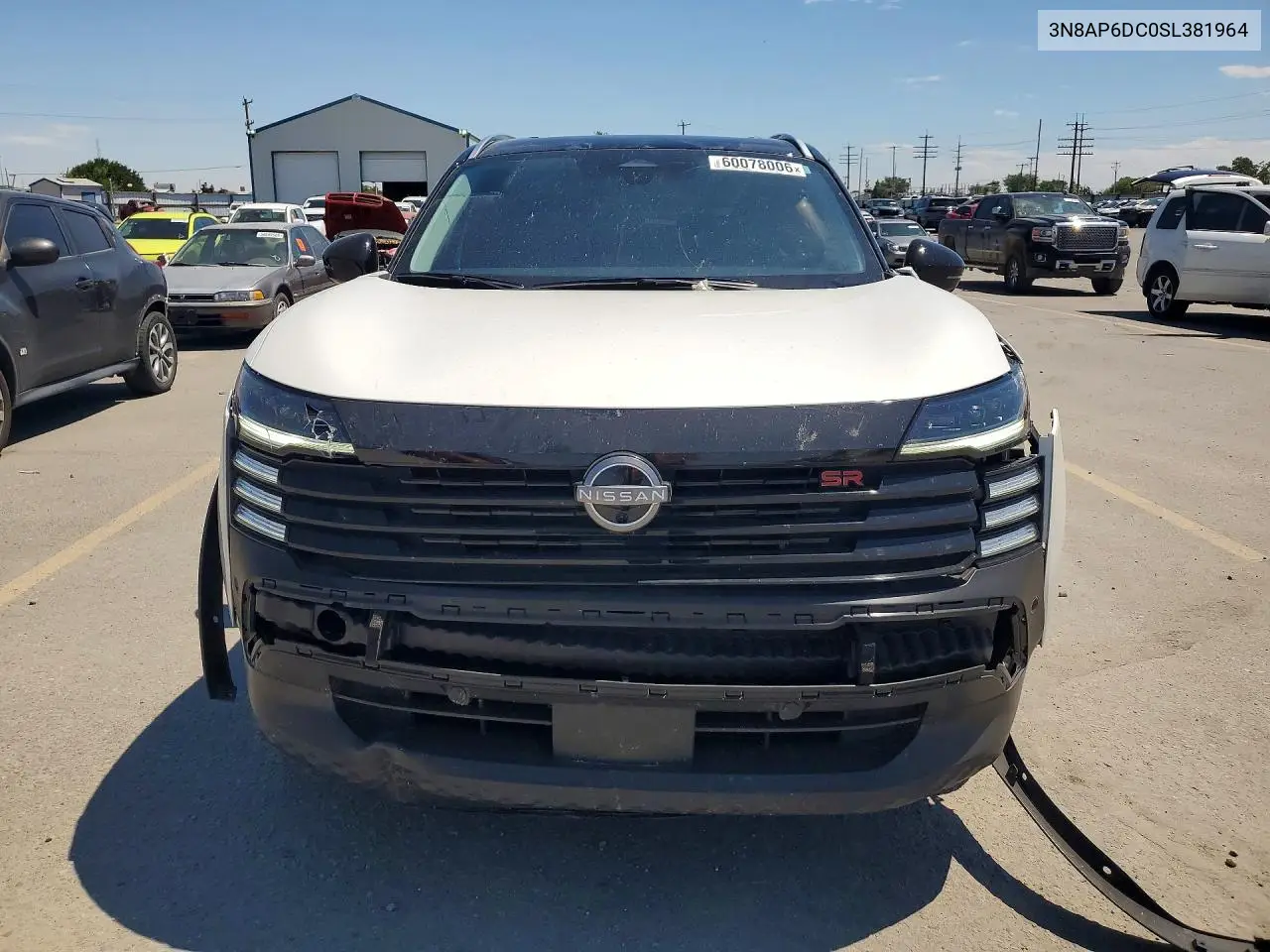 2025 Nissan Kicks Sr VIN: 3N8AP6DC0SL381964 Lot: 60078006
