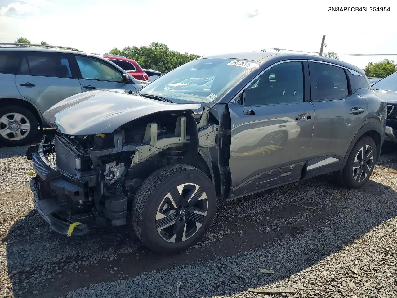 2025 Nissan Kicks Sv VIN: 3N8AP6CB4SL354954 Lot: 60130996