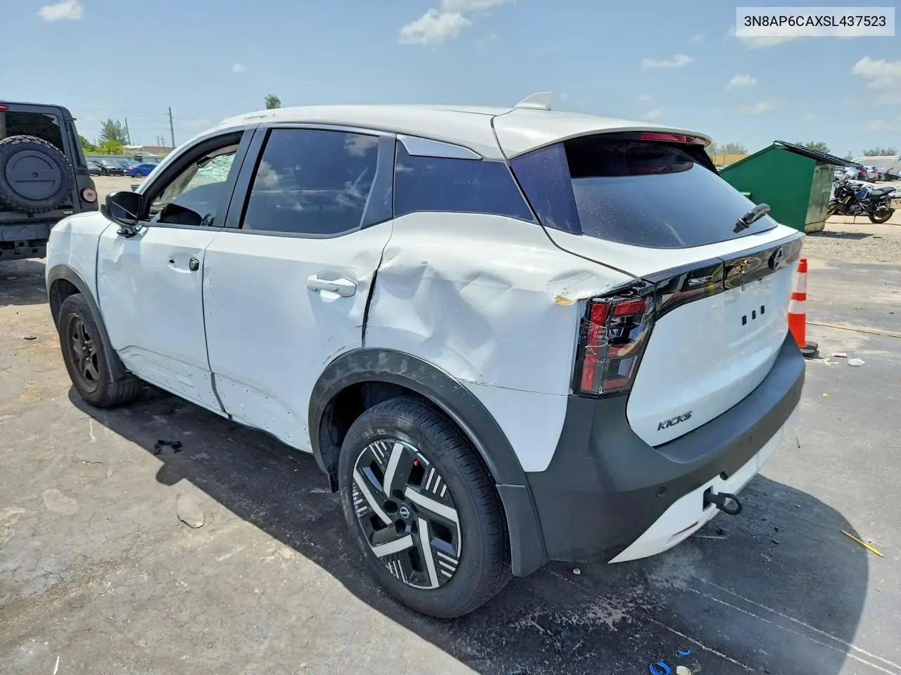 2025 Nissan Kicks Sv VIN: 3N8AP6CAXSL437523 Lot: 60157536