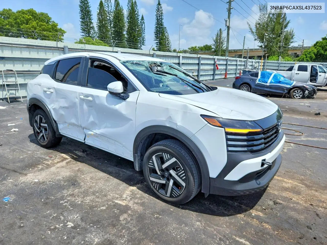 2025 Nissan Kicks Sv VIN: 3N8AP6CAXSL437523 Lot: 60157536