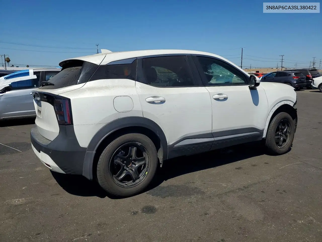 2025 Nissan Kicks Sv VIN: 3N8AP6CA3SL380422 Lot: 60529036