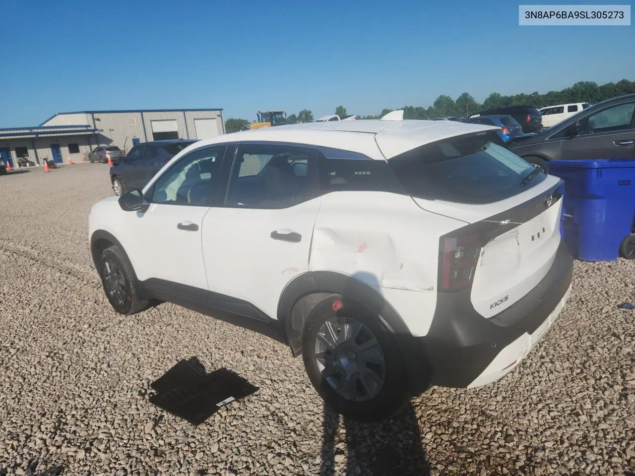 2025 Nissan Kicks S VIN: 3N8AP6BA9SL305273 Lot: 60959206