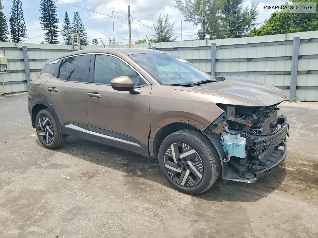 2025 Nissan Kicks Sv VIN: 3N8AP6CA1SL311678 Lot: 61174786