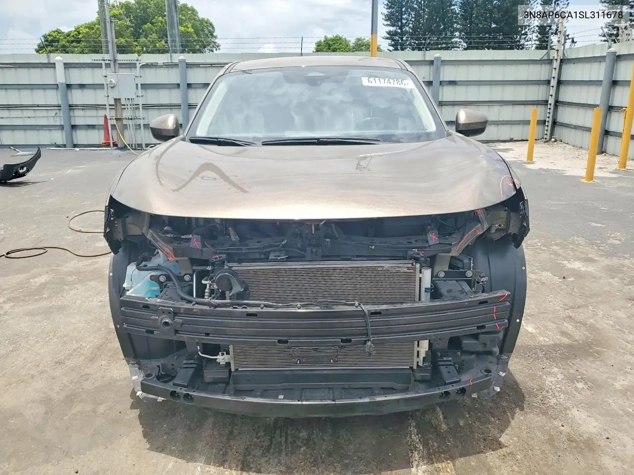 2025 Nissan Kicks Sv VIN: 3N8AP6CA1SL311678 Lot: 61174786