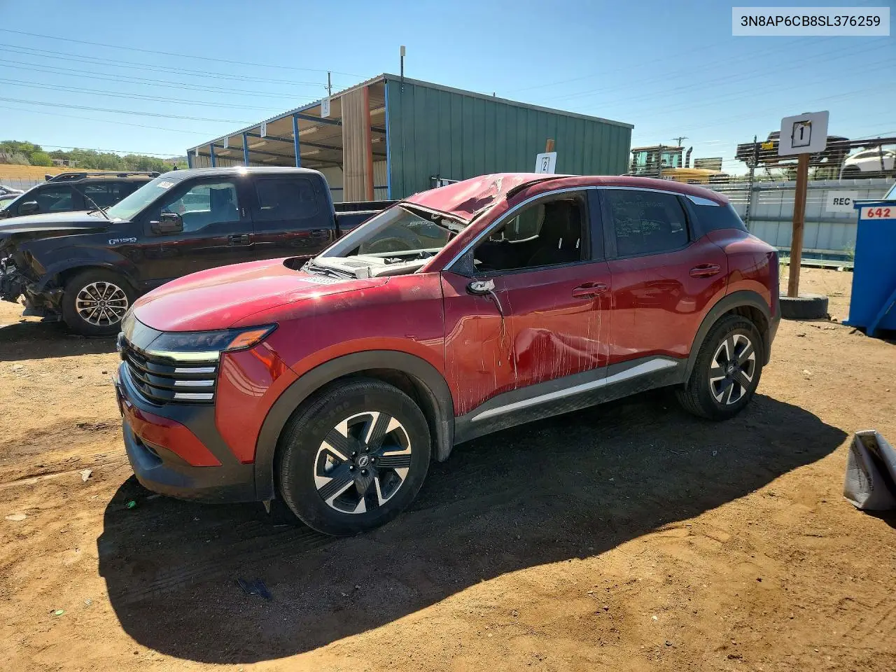 2025 Nissan Kicks Sv VIN: 3N8AP6CB8SL376259 Lot: 61436866
