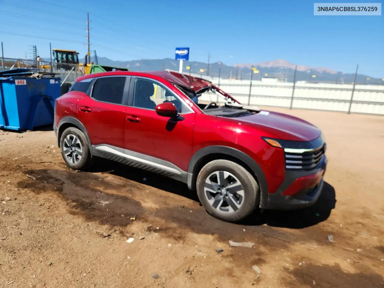 2025 Nissan Kicks Sv VIN: 3N8AP6CB8SL376259 Lot: 61436866