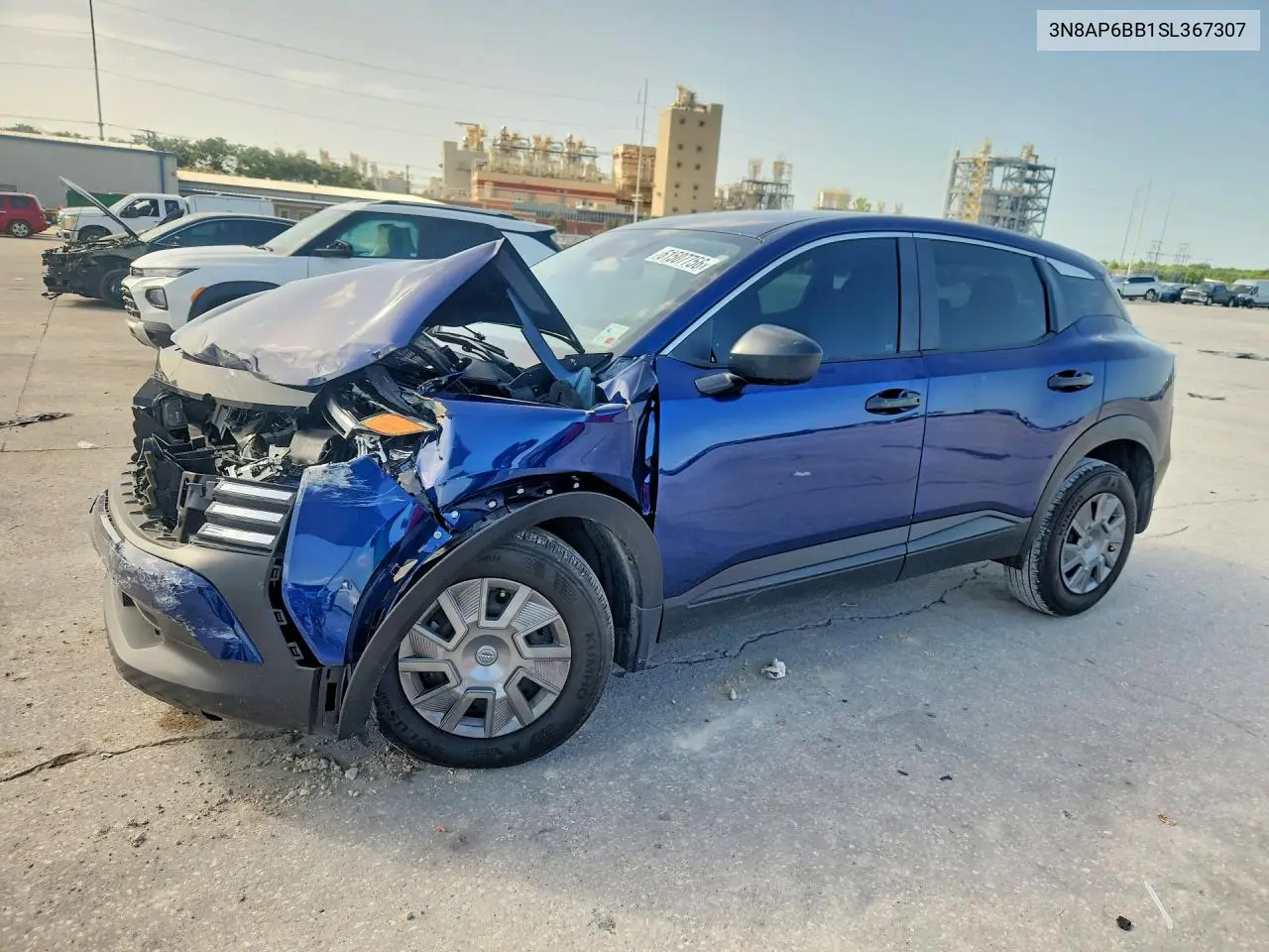 2025 Nissan Kicks S VIN: 3N8AP6BB1SL367307 Lot: 61507756