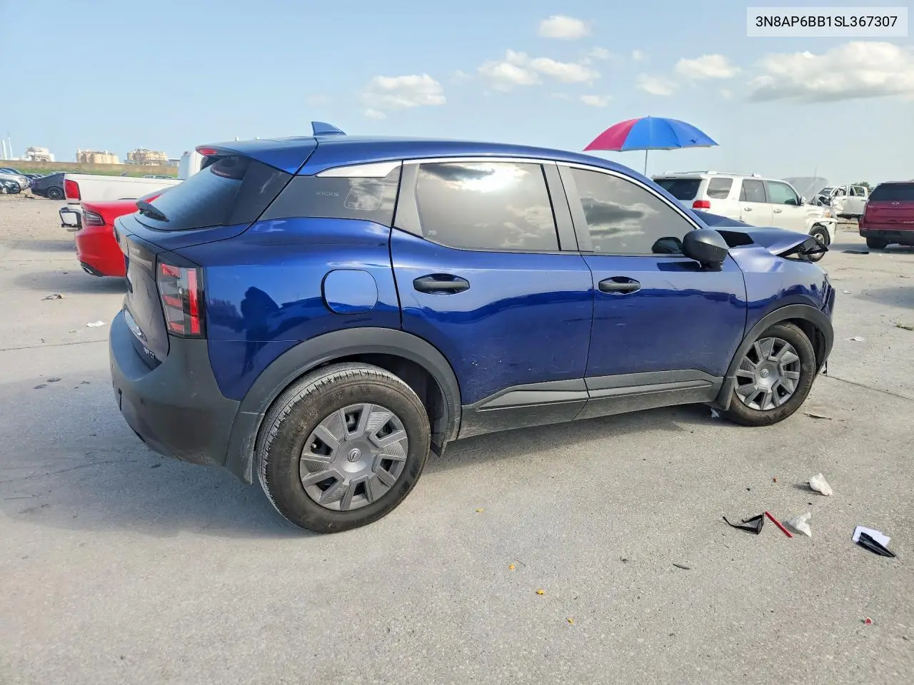 2025 Nissan Kicks S VIN: 3N8AP6BB1SL367307 Lot: 61507756