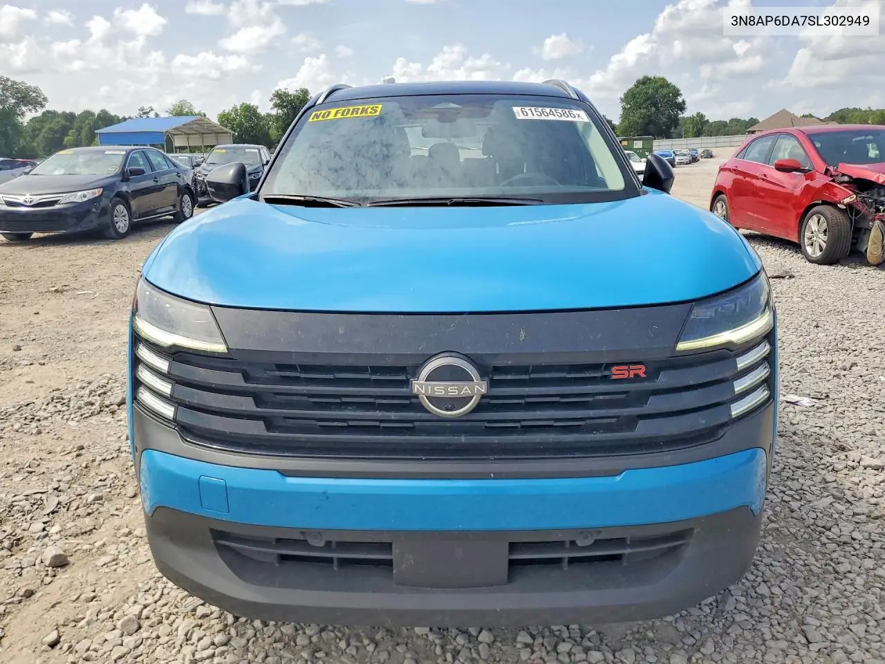 2025 Nissan Kicks Sr VIN: 3N8AP6DA7SL302949 Lot: 61564586