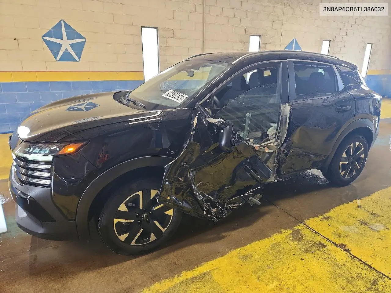 2026 Nissan Kicks Sv VIN: 3N8AP6CB6TL386032 Lot: 58494656