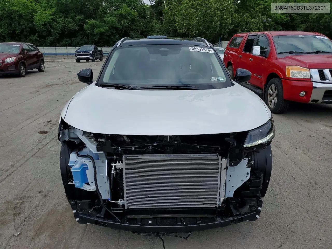 2026 Nissan Kicks Sv VIN: 3N8AP6CB3TL372301 Lot: 59851576