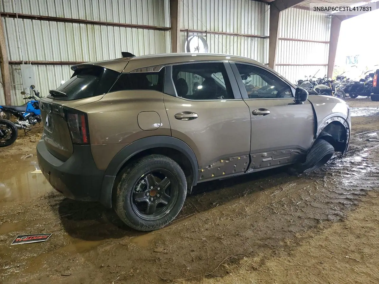 2026 Nissan Kicks Sv VIN: 3N8AP6CE3TL417831 Lot: 61238876