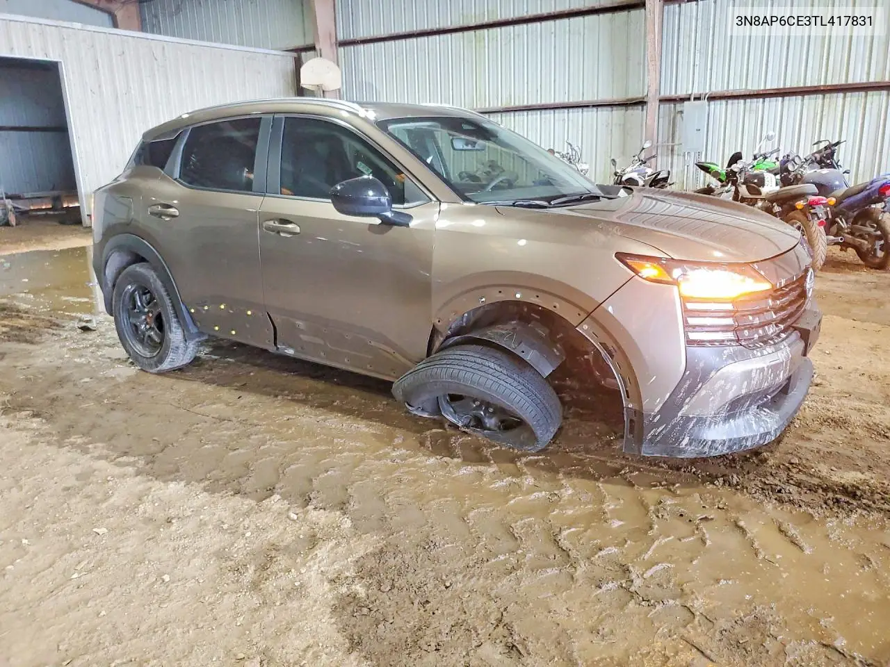 2026 Nissan Kicks Sv VIN: 3N8AP6CE3TL417831 Lot: 61238876