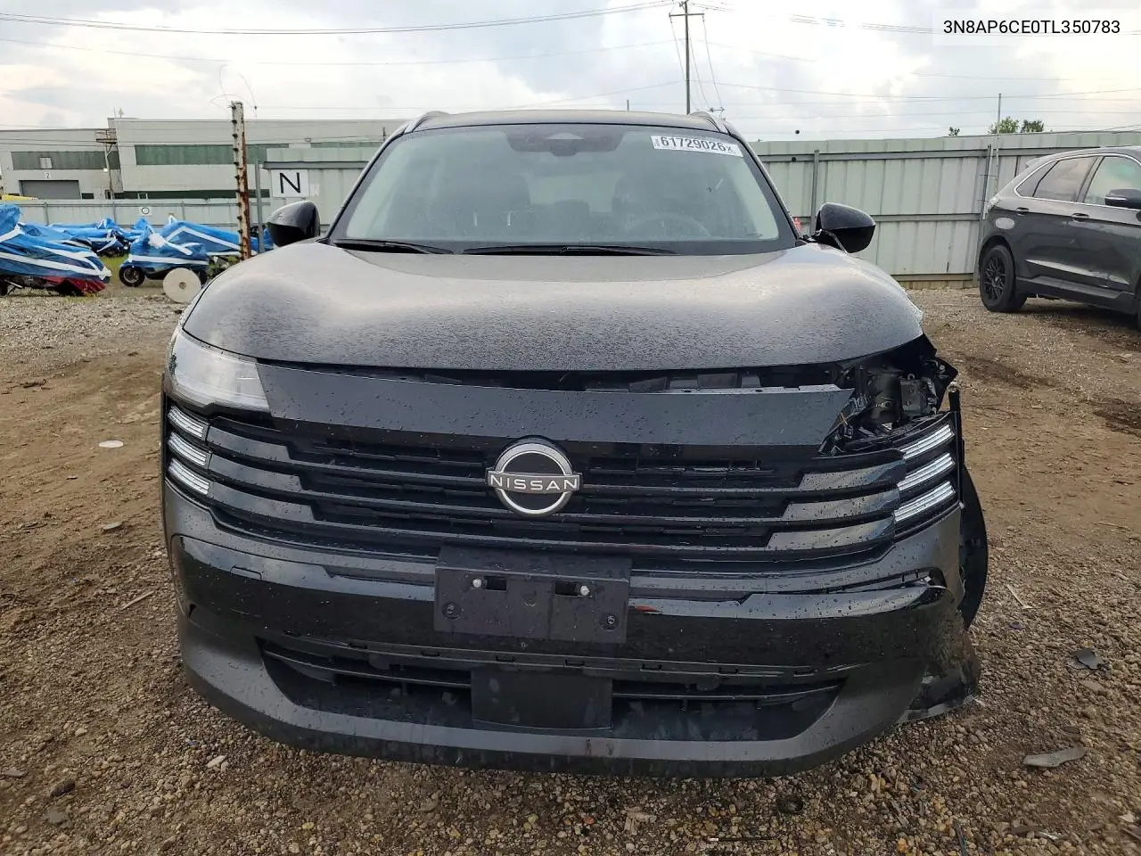 2026 Nissan Kicks Sv VIN: 3N8AP6CE0TL350783 Lot: 61729026
