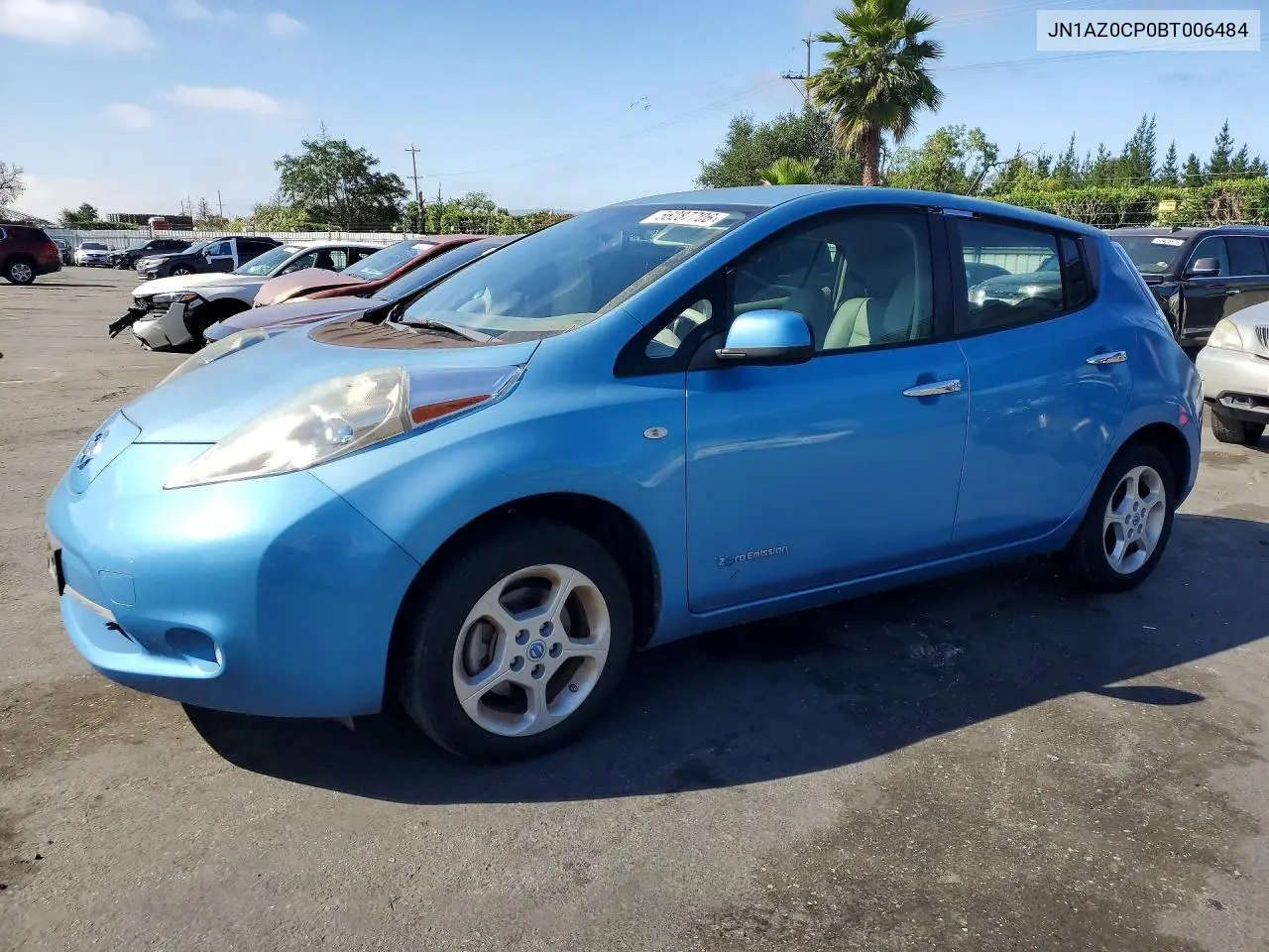 2011 Nissan Leaf Sv VIN: JN1AZ0CP0BT006484 Lot: 56287706