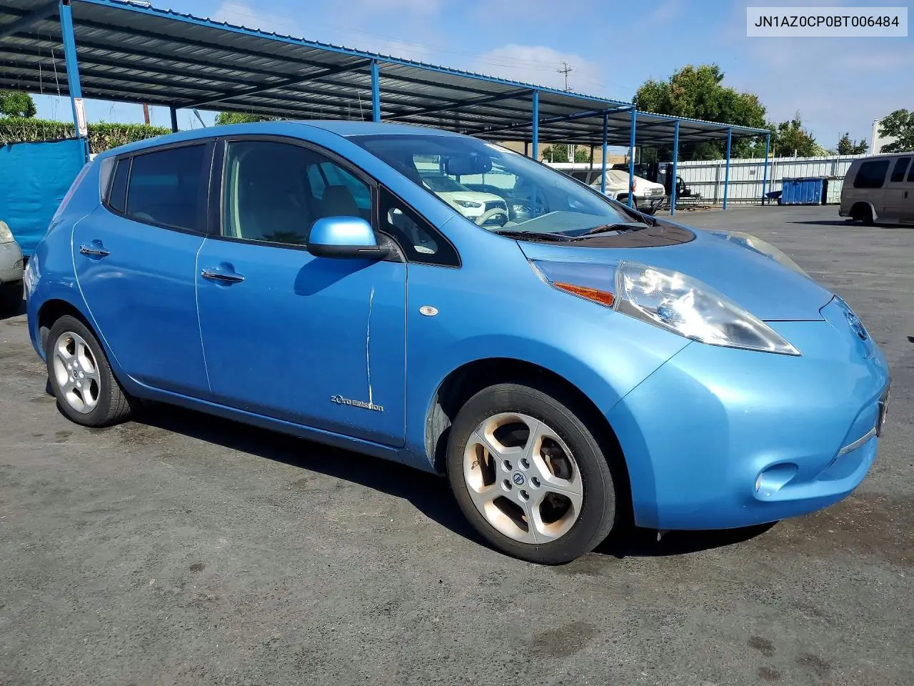2011 Nissan Leaf Sv VIN: JN1AZ0CP0BT006484 Lot: 56287706