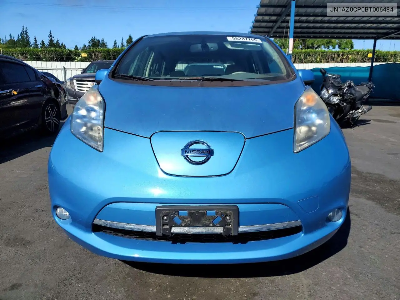 2011 Nissan Leaf Sv VIN: JN1AZ0CP0BT006484 Lot: 56287706