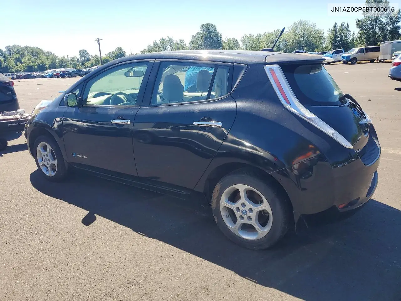 2011 Nissan Leaf Sv VIN: JN1AZ0CP5BT000616 Lot: 57350626