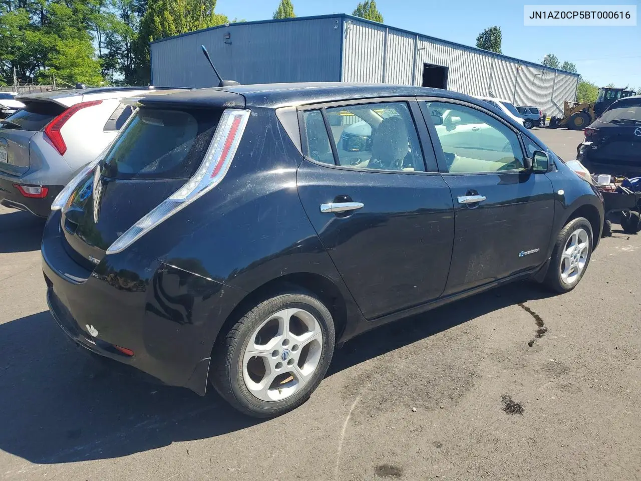 2011 Nissan Leaf Sv VIN: JN1AZ0CP5BT000616 Lot: 57350626