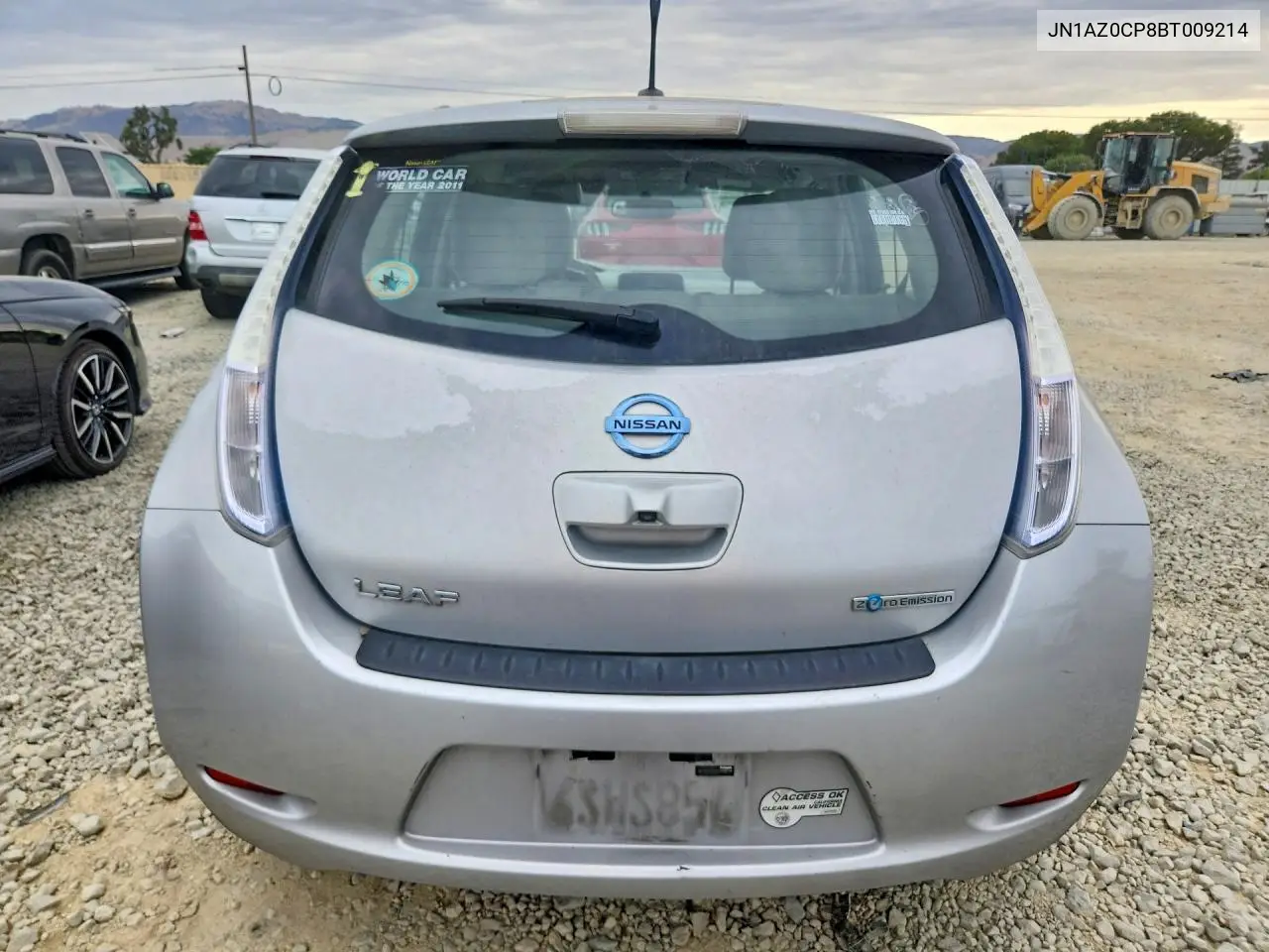 2011 Nissan Leaf Sv VIN: JN1AZ0CP8BT009214 Lot: 60064776