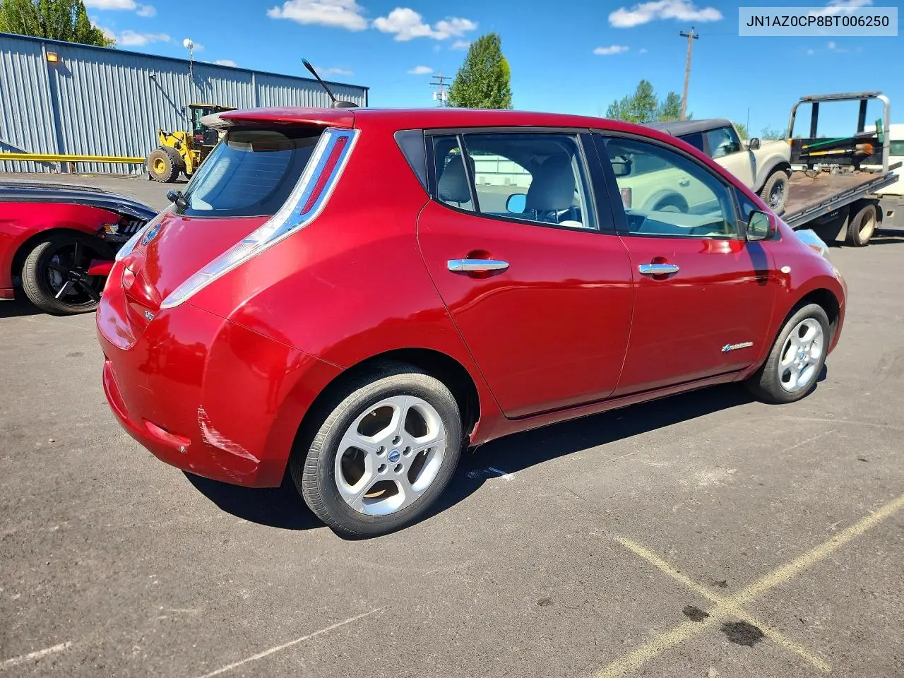 2011 Nissan Leaf Sv VIN: JN1AZ0CP8BT006250 Lot: 60843686