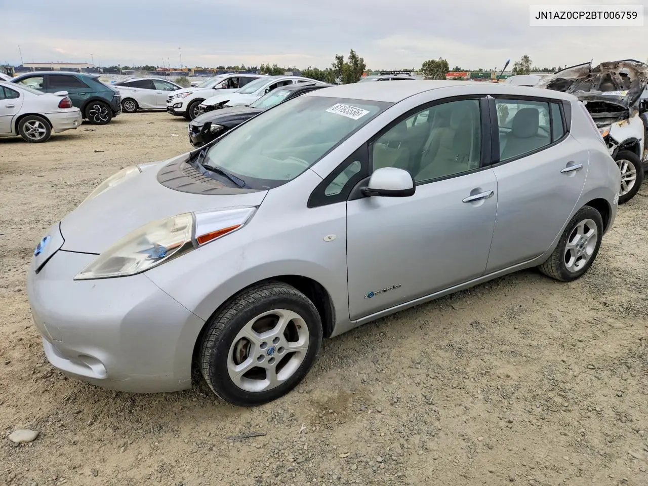 2011 Nissan Leaf Sv VIN: JN1AZ0CP2BT006759 Lot: 61193536