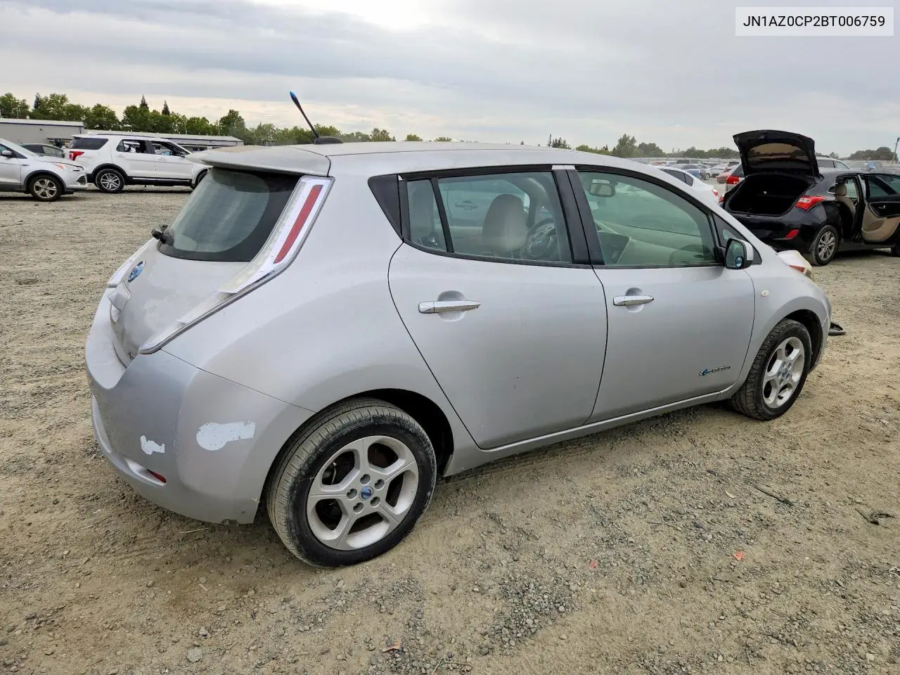 2011 Nissan Leaf Sv VIN: JN1AZ0CP2BT006759 Lot: 61193536