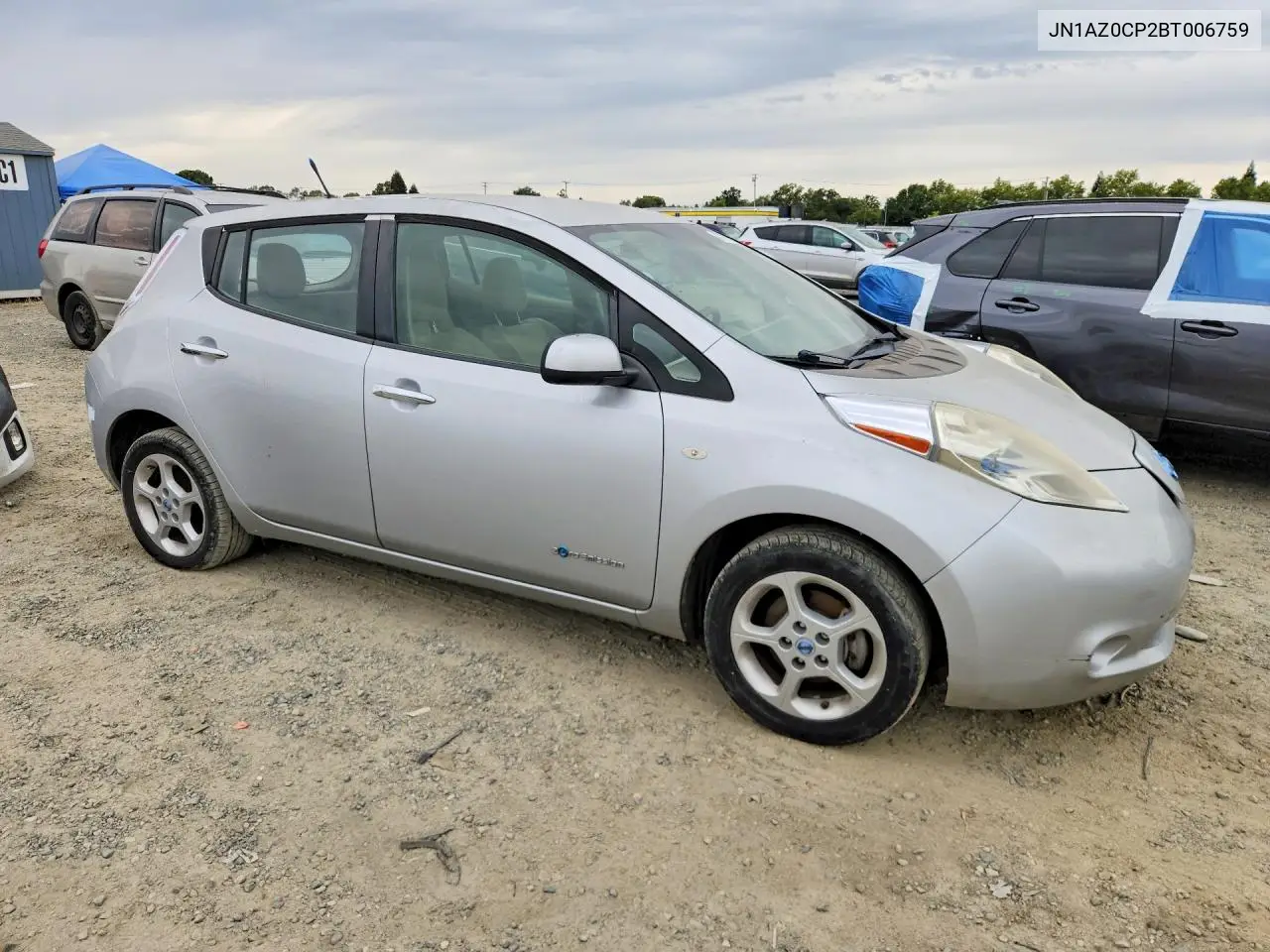 2011 Nissan Leaf Sv VIN: JN1AZ0CP2BT006759 Lot: 61193536