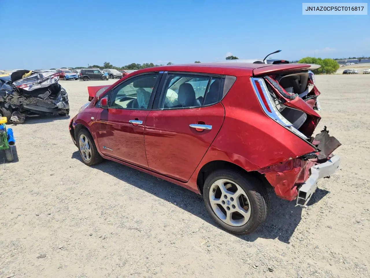2012 Nissan Leaf Sv VIN: JN1AZ0CP5CT016817 Lot: 56702796