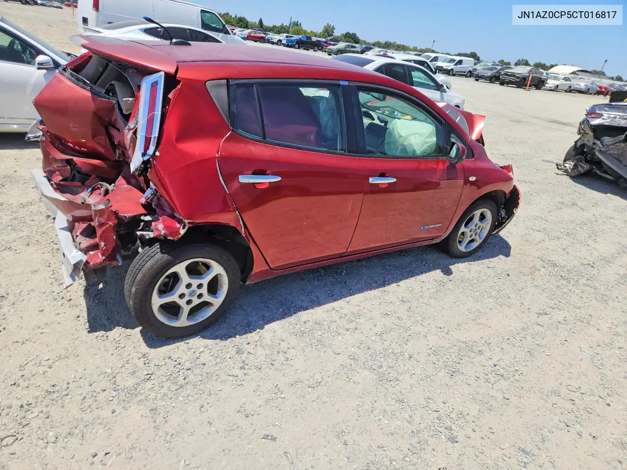 2012 Nissan Leaf Sv VIN: JN1AZ0CP5CT016817 Lot: 56702796