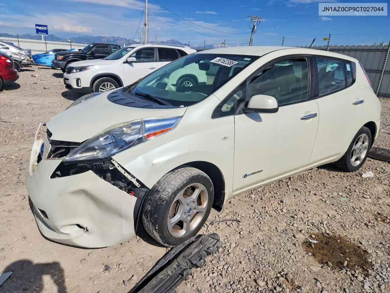 2012 Nissan Leaf Sv VIN: JN1AZ0CP9CT027044 Lot: 58238916