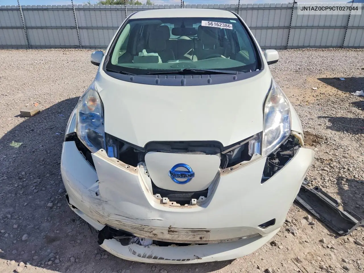 2012 Nissan Leaf Sv VIN: JN1AZ0CP9CT027044 Lot: 58238916