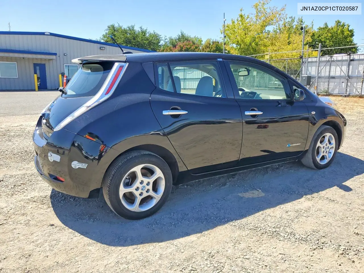 2012 Nissan Leaf Sv VIN: JN1AZ0CP1CT020587 Lot: 60685386