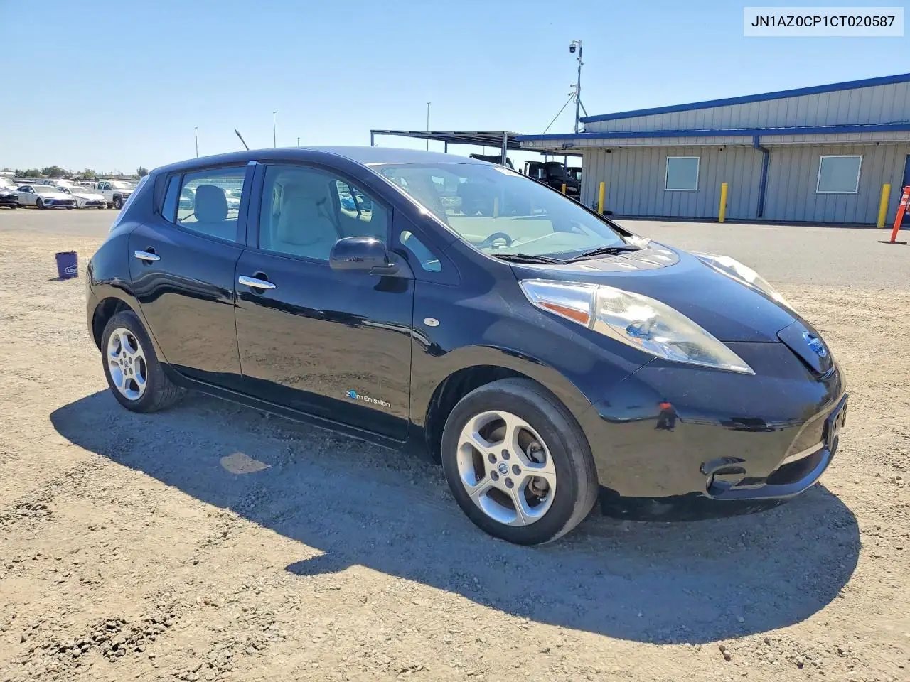 2012 Nissan Leaf Sv VIN: JN1AZ0CP1CT020587 Lot: 60685386