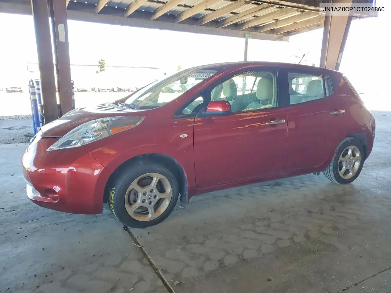2012 Nissan Leaf Sv VIN: JN1AZ0CP1CT026860 Lot: 60887676