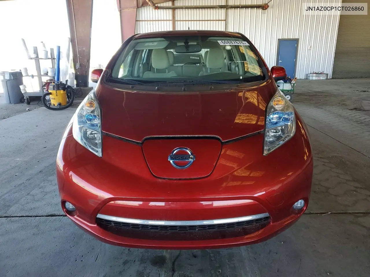 2012 Nissan Leaf Sv VIN: JN1AZ0CP1CT026860 Lot: 60887676