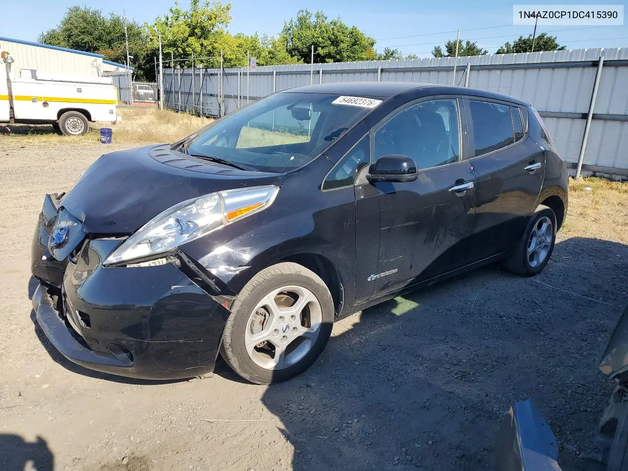 2013 Nissan Leaf S VIN: 1N4AZ0CP1DC415390 Lot: 54692376