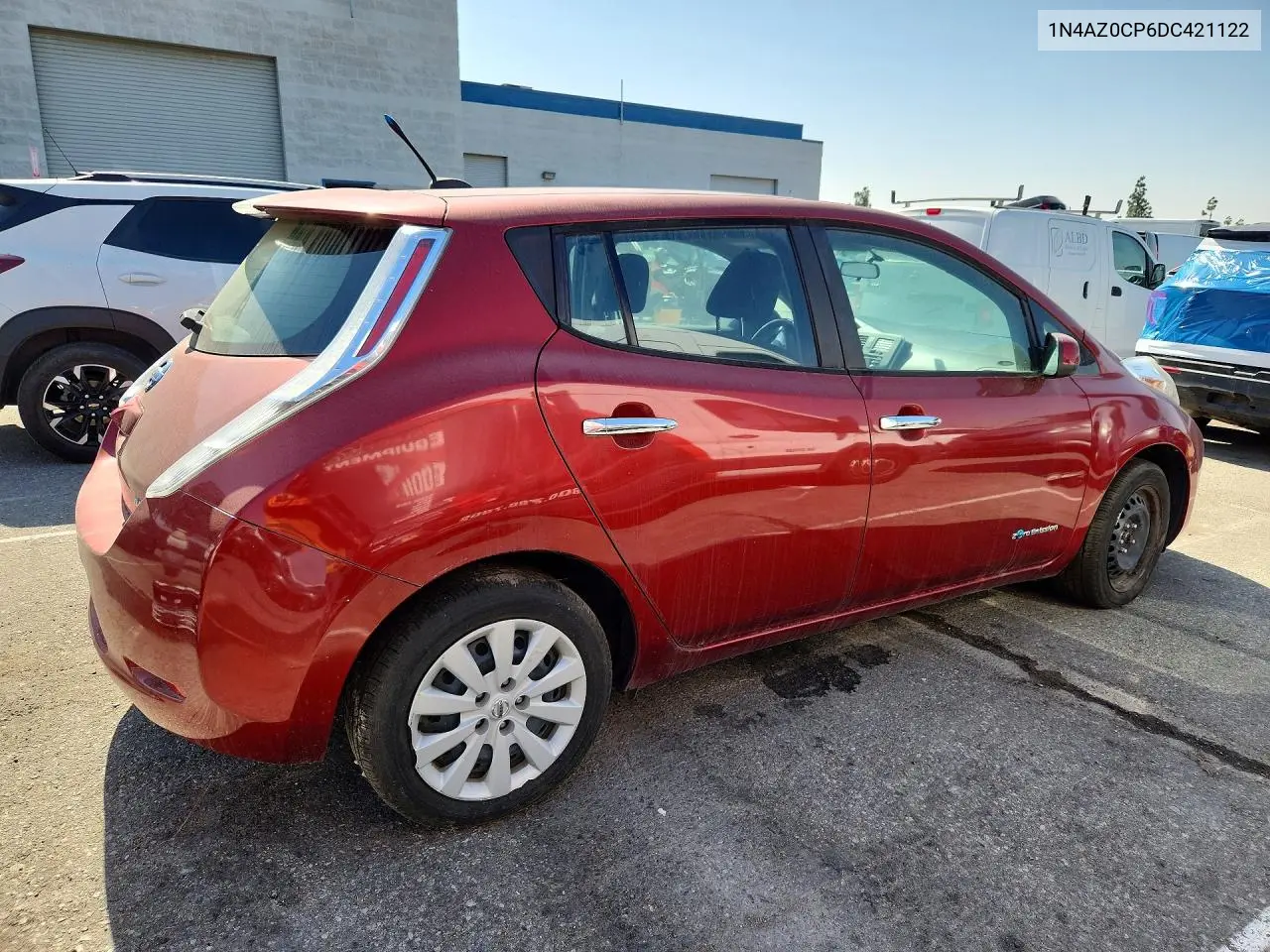 2013 Nissan Leaf S VIN: 1N4AZ0CP6DC421122 Lot: 55083786